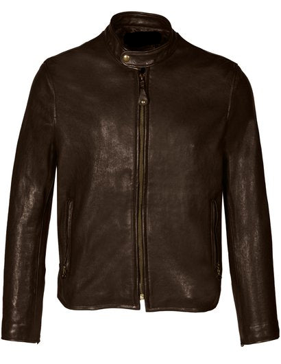 Men's Vegetable Tanned Lambskin Cafe Racer Jacket
