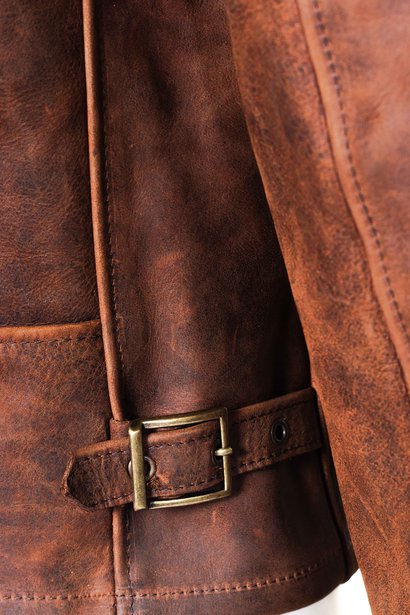 Men's Storm - Heavyweight Oiled Nubuck Leather Delivery Jacket