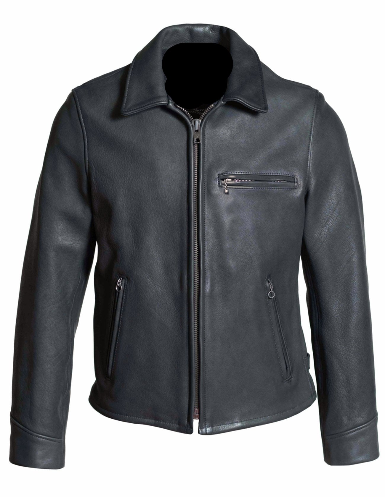Men's Deer-Touch Cowhide Rider Jacket