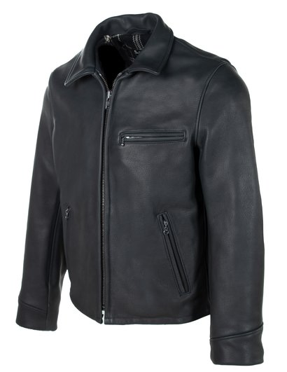 Men's Deer-Touch Cowhide Rider Jacket