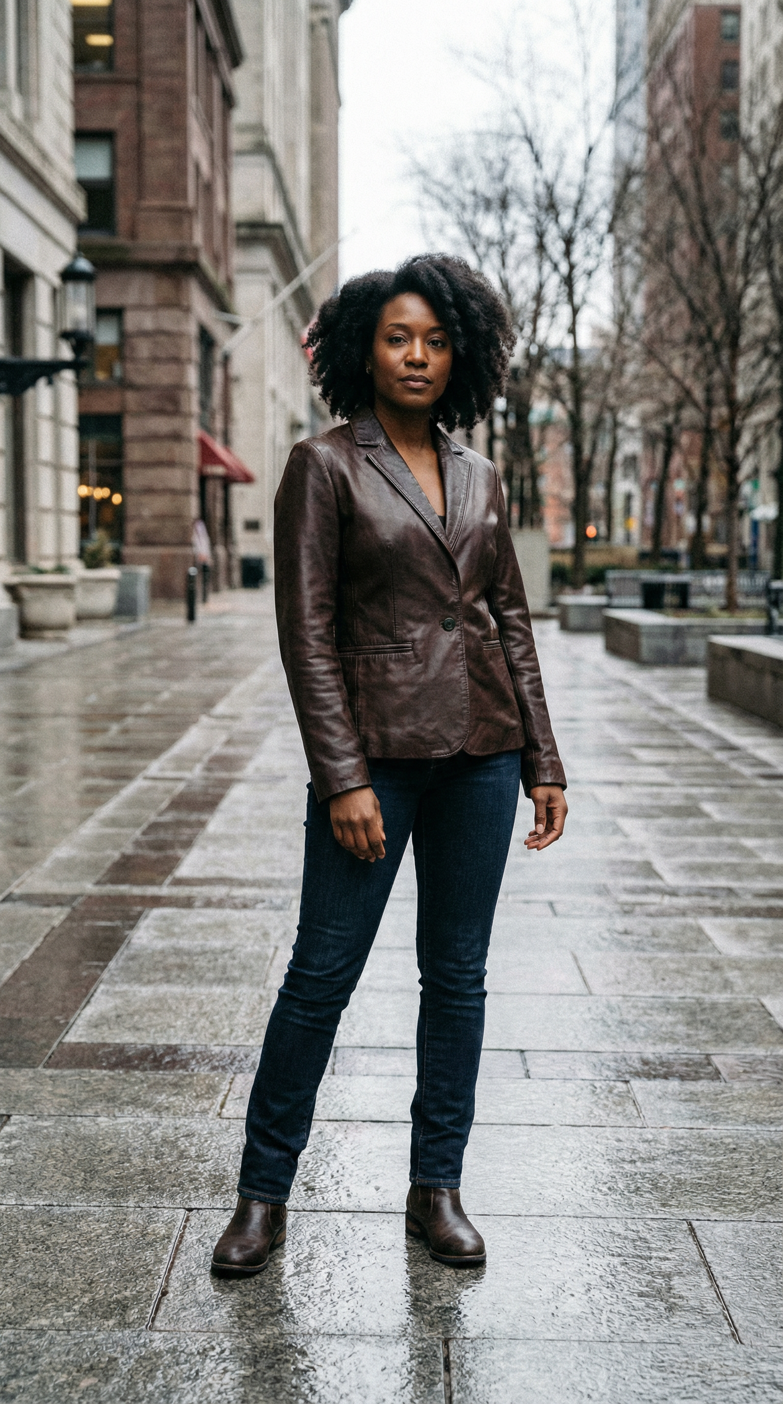 Women's Lambskin Blazer